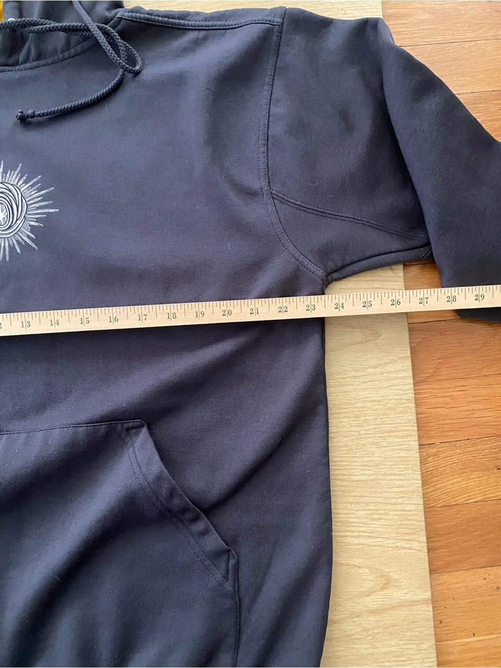 LIB Technologies pullover sweatshirt in black/grey. - Picture 6 of 13